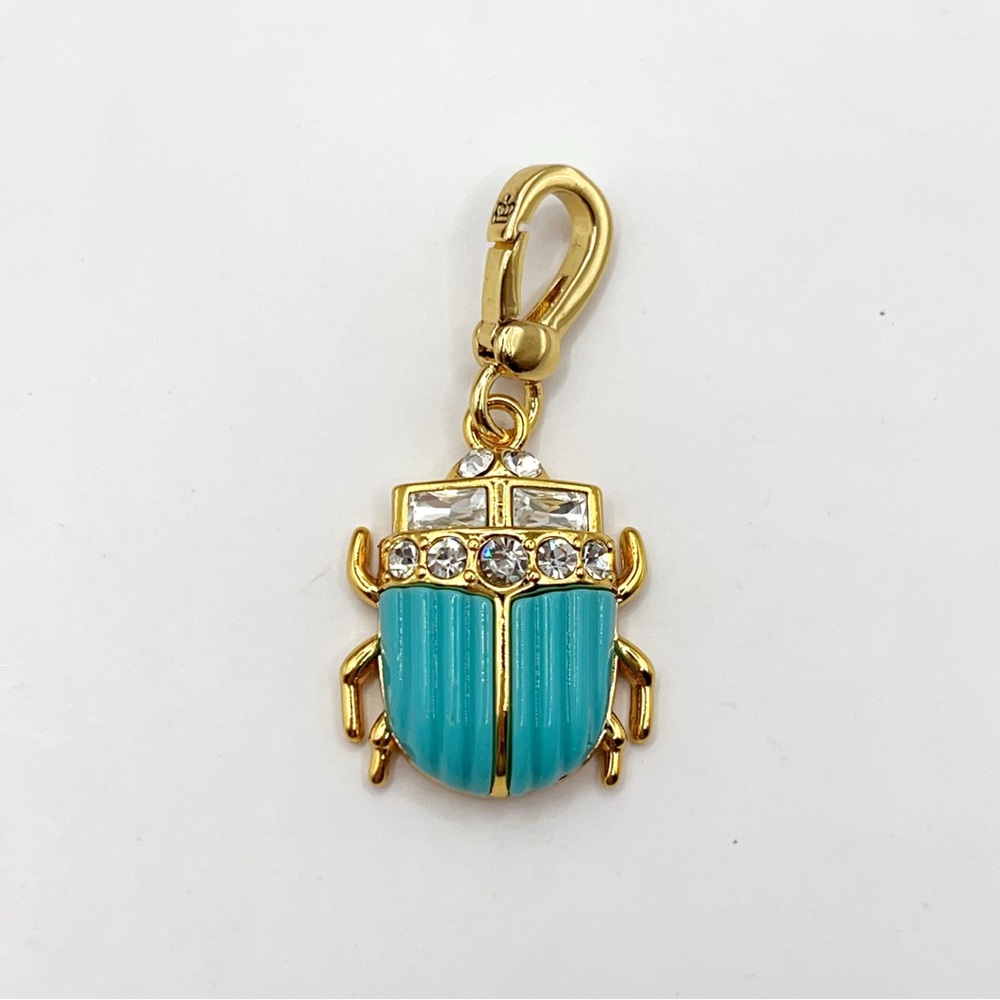 Juicy Couture blue scarab charm